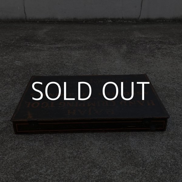 画像4: VINTAGE ANTIQUE TOOLBOX PARTSBOX ヴィンテージ アンティーク ツールボックス 工具箱 パーツ入れ / インダストリアル 電気 収納 アメリカ (4)