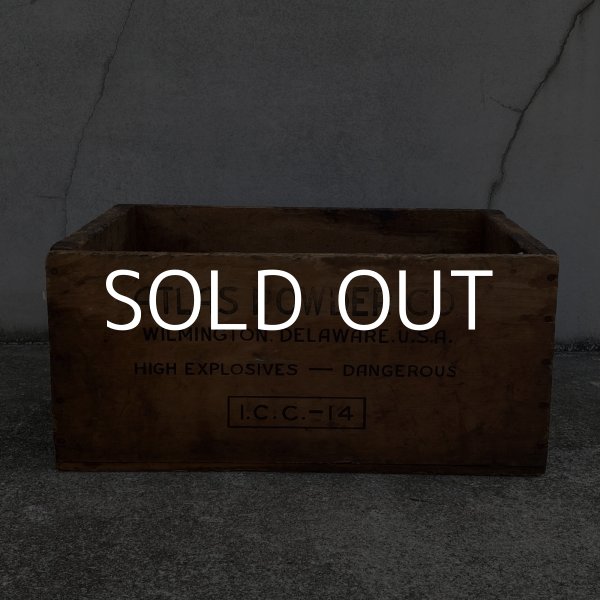 画像5: VINTAGE ANTIQUE WOOD CRATE WOODEN BOX  ATLAS POWDER CO. ヴィンテージ アンティーク ウッドボックス 木箱 / コレクタブル 収納 ケース ガレージ ガーデニング 店舗什器 アメリカ USA  (2) (5)