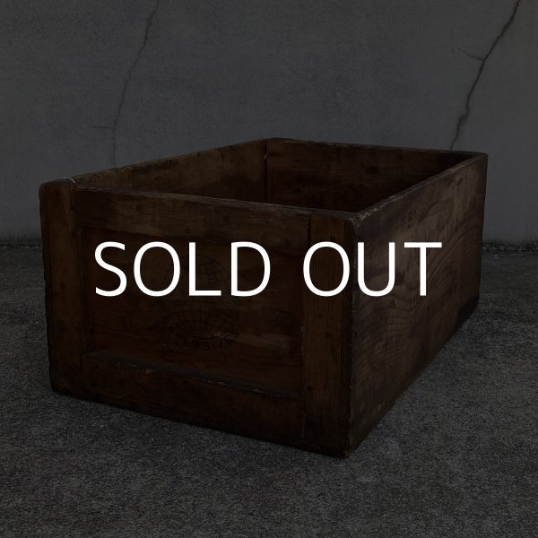 画像1: VINTAGE ANTIQUE WOOD CRATE WOODEN BOX  ATLAS POWDER CO. ヴィンテージ アンティーク ウッドボックス 木箱 / コレクタブル 収納 ケース ガレージ ガーデニング 店舗什器 アメリカ USA  (2) (1)