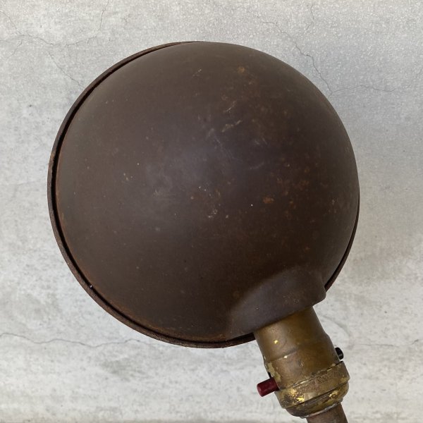画像5: VINTAGE ANTIQUE DESKLAMP THE GREIST MFG CO ヴィンテージ アンティーク デスクランプ スタンドライト 卓上ライト 照明 / グースネック アイアン 鉄 店舗什器 アメリカ (5)