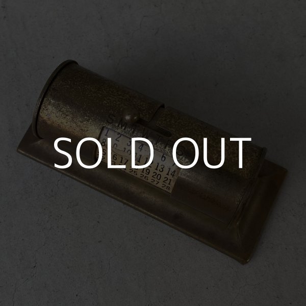 画像6: VINTAGE ANTIQUE DESK CALENDAR PARK SHERMAN ヴィンテージ アンティーク カレンダー パークシャーマン / 万年カレンダー デスクカレンダー 雑貨 小物 ブラス アメリカ (6)