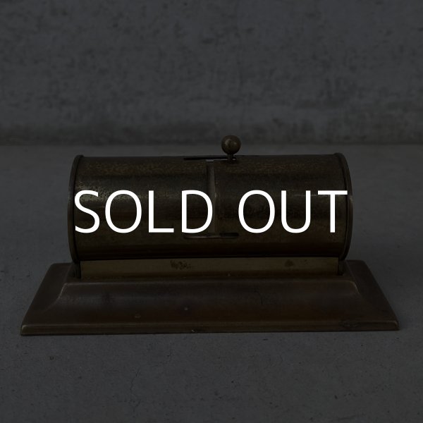 画像3: VINTAGE ANTIQUE DESK CALENDAR PARK SHERMAN ヴィンテージ アンティーク カレンダー パークシャーマン / 万年カレンダー デスクカレンダー 雑貨 小物 ブラス アメリカ (3)