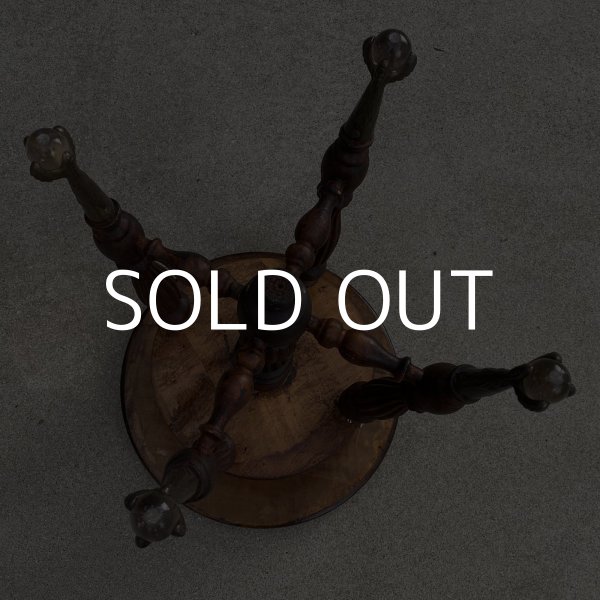 画像6: VINTAGE ANTIQUE PIANO CHAIR STOOL  ヴィンテージ アンティーク ピアノチェア スツール 椅子 / 回転いす ウッド 木製 家具 店舗什器 アメリカ (1) (6)