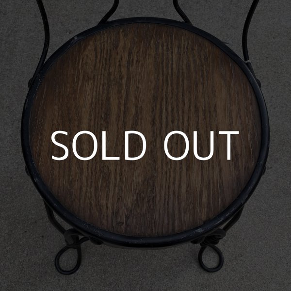 画像6: VINTAGE ANTIQUE KIDS CHAIR PARLOR CHAIR ヴィンテージ アンティーク 椅子 アイスクリームチェア パーラーチェア / キッズ 子供用 家具 インテリア アイアン 店舗什器 アメリカ USA (2) (6)