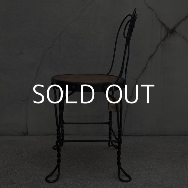画像5: VINTAGE ANTIQUE KIDS CHAIR PARLOR CHAIR ヴィンテージ アンティーク 椅子 アイスクリームチェア パーラーチェア / キッズ 子供用 家具 インテリア アイアン 店舗什器 アメリカ USA (2) (5)