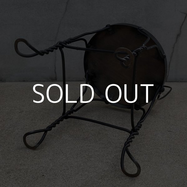 画像7: VINTAGE ANTIQUE KIDS CHAIR PARLOR CHAIR ヴィンテージ アンティーク 椅子 アイスクリームチェア パーラーチェア / キッズ 子供用 家具 インテリア アイアン 店舗什器 アメリカ USA (1) (7)