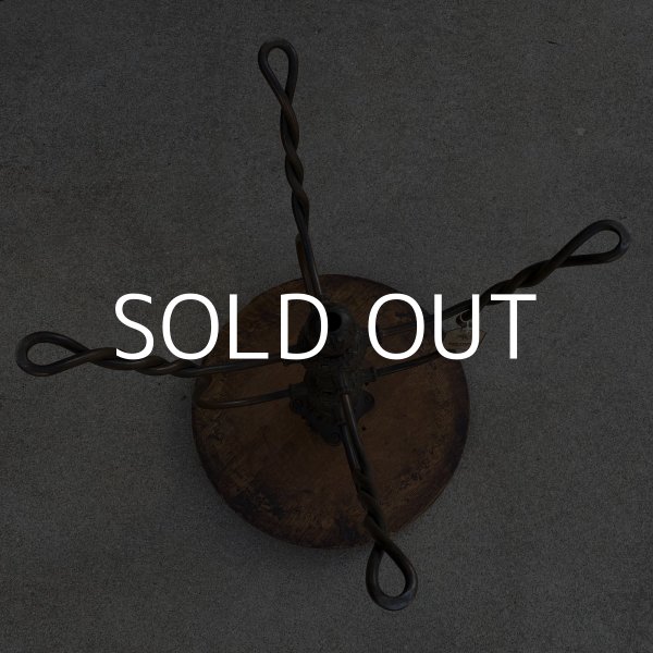 画像6: VINTAGE ANTIQUE TONK PIANO CHAIR STOOL  ヴィンテージ アンティーク ピアノチェア スツール 椅子 / 回転いす ウッド アイアン 木製 鉄 家具 店舗什器 アメリカ (6)