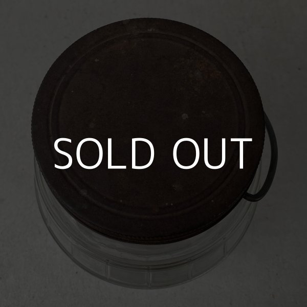 画像5: VINTAGE ANTIQUE GLASS JAR BARREL JAR ヴィンテージ アンティーク ガラスジャー バレルジャー 瓶 / ボトル ガラス 樽型 小物入れ 収納 店舗什器 アメリカ (5)