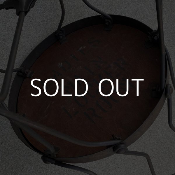 画像8: VINTAGE ANTIQUE ICE CREAM PARLOR CHAIR ヴィンテージ アンティーク アイスクリームパーラーチェア 椅子 / ウッド アイアン 木製 家具 店舗 什器 アメリカ USA (3) (8)