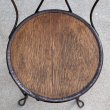 画像6: VINTAGE ANTIQUE ICE CREAM PARLOR CHAIR ヴィンテージ アンティーク アイスクリームパーラーチェア 椅子 / ウッド アイアン 木製 家具 店舗 什器 アメリカ USA (3) (6)