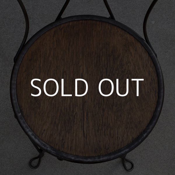 画像6: VINTAGE ANTIQUE ICE CREAM PARLOR CHAIR ヴィンテージ アンティーク アイスクリームパーラーチェア 椅子 / ウッド アイアン 木製 家具 店舗 什器 アメリカ USA (3) (6)