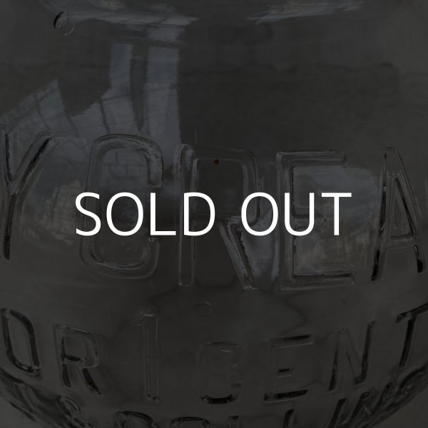 画像6: VINTAGE ANTIQUE  GLASS GLOBE BOWL ヴィンテージ アンティーク ガラス ボウル グローブ 瓶 / ディスプレイ インテリア 収納 カフェ HONEY 店舗什器 アメリカ USA (6)