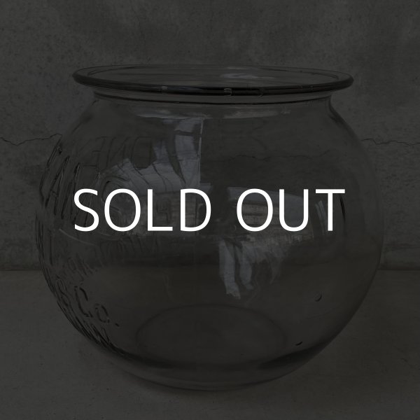 画像4: VINTAGE ANTIQUE  GLASS GLOBE BOWL ヴィンテージ アンティーク ガラス ボウル グローブ 瓶 / ディスプレイ インテリア 収納 カフェ HONEY 店舗什器 アメリカ USA (4)