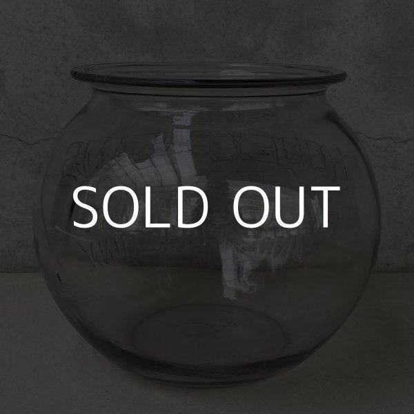 画像2: VINTAGE ANTIQUE  GLASS GLOBE BOWL ヴィンテージ アンティーク ガラス ボウル グローブ 瓶 / ディスプレイ インテリア 収納 カフェ HONEY 店舗什器 アメリカ USA (2)