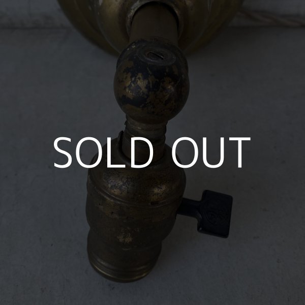 画像7: VINTAGE ANTIQUE LAMP LIGHT WALL LAMP ヴィンテージ アンティーク ライト ウォールランプ 壁付け照明 ブラケットランプ / ランプ 真鍮 GE 店舗什器 アメリカ USA 13 (7)