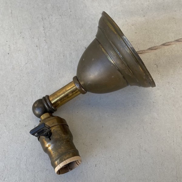 画像3: VINTAGE ANTIQUE LAMP LIGHT WALL LAMP ヴィンテージ アンティーク ライト ウォールランプ 壁付け照明 ブラケットランプ / ランプ ARROW 真鍮 店舗什器 アメリカ USA 14 (3)