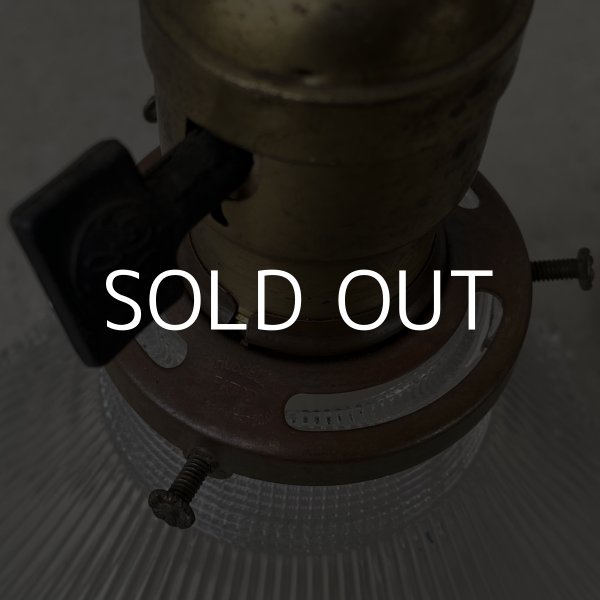 画像7: VINTAGE ANTIQUE LAMP ヴィンテージ アンティーク 吊り下げライト / ライト ペンダントライト ガラスシェード  スカート HUBBELL GE 天井照明 店舗什器 アメリカ (2) (7)