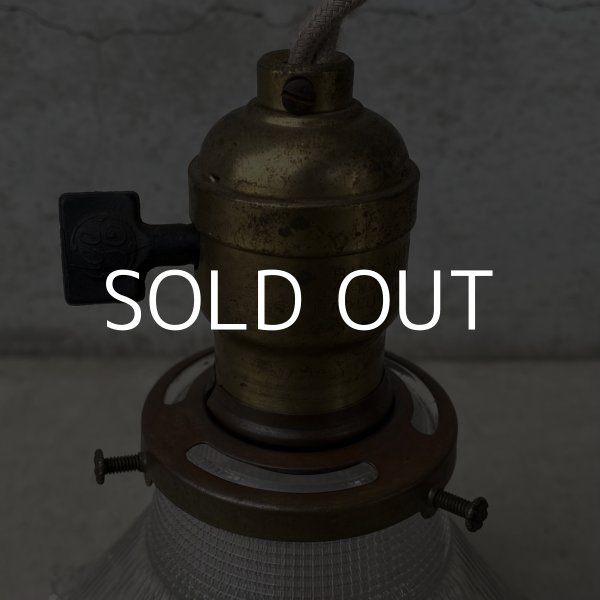 画像6: VINTAGE ANTIQUE LAMP ヴィンテージ アンティーク 吊り下げライト / ライト ペンダントライト ガラスシェード  スカート HUBBELL GE 天井照明 店舗什器 アメリカ (2) (6)