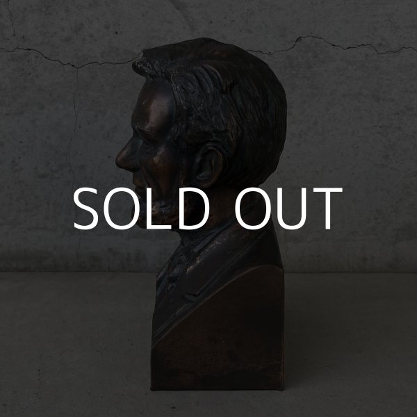 画像5: VINTAGE ANTIQUE LINCOLN ヴィンテージ アンティーク リンカーン オブジェ ジャパンカラー / コレクタブル ジャパンド ディスプレイ 胸像 アメリカ大統領 置物 アメリカ (5)