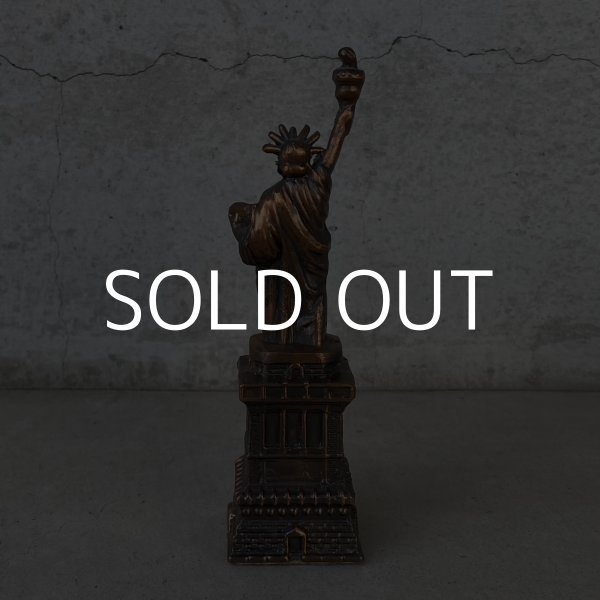 画像2: VINTAGE ANTIQUE STATUE OF LIBERTY  ヴィンテージ アンティーク 自由の女神 / コレクタブル オブジェ インテリア ディスプレイ 置物 雑貨 アメリカ (3) (2)