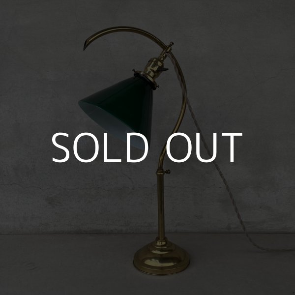 画像1: VINTAGE ANTIQUE FARIES C ARM CARVED ARM DESK LAMP ヴィンテージ アンティーク フェアリーズ C型 カーブアーム デスクランプ スタンドライト / ランプ インダストリアル HUBBELL コレクタブル 照明 店舗什器 アメリカ USA  (1)