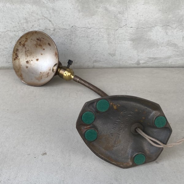 画像6: VINTAGE ANTIQUE FARIES DESKLAMP  ヴィンテージ アンティーク フェアリーズ デスクランプ スタンドライト 卓上ライト 照明 / コレクタブル グースネック  店舗什器 アメリカ (2) (6)
