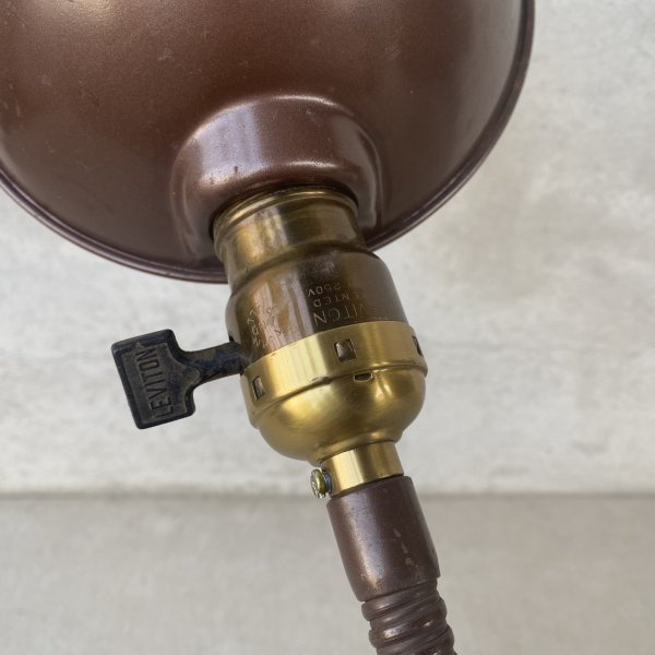 画像9: VINTAGE ANTIQUE  FARIES DESKLAMP ヴィンテージ アンティーク フェアリーズ デスクランプ スタンドライト 卓上ライト 照明 / コレクタブル グースネック 店舗什器 アメリカ (1) (9)