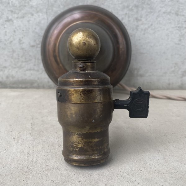 画像7: VINTAGE ANTIQUE LAMP LIGHT WALL LAMP ヴィンテージ アンティーク ライト ウォールランプ 壁付け照明 ブラケットランプ / ランプ 真鍮 店舗什器 アメリカ USA (2) (7)