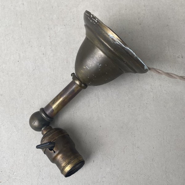 画像3: VINTAGE ANTIQUE LAMP LIGHT WALL LAMP ヴィンテージ アンティーク ライト ウォールランプ 壁付け照明 ブラケットランプ / ランプ 真鍮 店舗什器 アメリカ USA (3) (3)