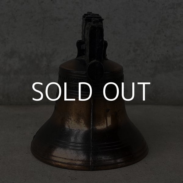 画像4: VINTAGE ANTIQUE LIBERTY BELL JAPANNED ヴィンテージ アンティーク リバティーベル 自由の鐘 ジャパンカラー ジャパンド 呼び鈴 / コレクタブル オブジェ 鈴 鐘 カウンターベル 雑貨 小物 アメリカ (2) (4)