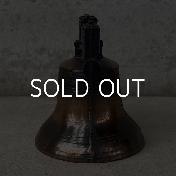 画像3: VINTAGE ANTIQUE LIBERTY BELL JAPANNED ヴィンテージ アンティーク リバティーベル 自由の鐘 ジャパンカラー ジャパンド 呼び鈴 / コレクタブル オブジェ 鈴 鐘 カウンターベル 雑貨 小物 アメリカ (2) (3)