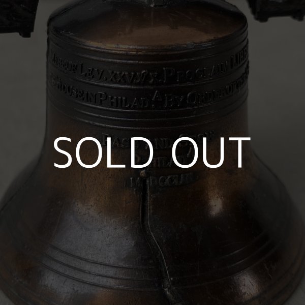 画像7: VINTAGE ANTIQUE LIBERTY BELL JAPANNED ヴィンテージ アンティーク リバティーベル 自由の鐘 ジャパンカラー ジャパンド 呼び鈴 / コレクタブル オブジェ 鈴 鐘 カウンターベル 雑貨 小物 アメリカ (2) (7)