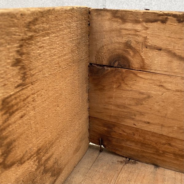 画像9: VINTAGE ANTIQUE WOOD CRATE WOODEN BOX DUPONT ヴィンテージ アンティーク ウッドボックス 木箱 / コレクタブル 収納 ケース ガレージ ガーデニング 店舗什器 アメリカ USA  (2) (9)