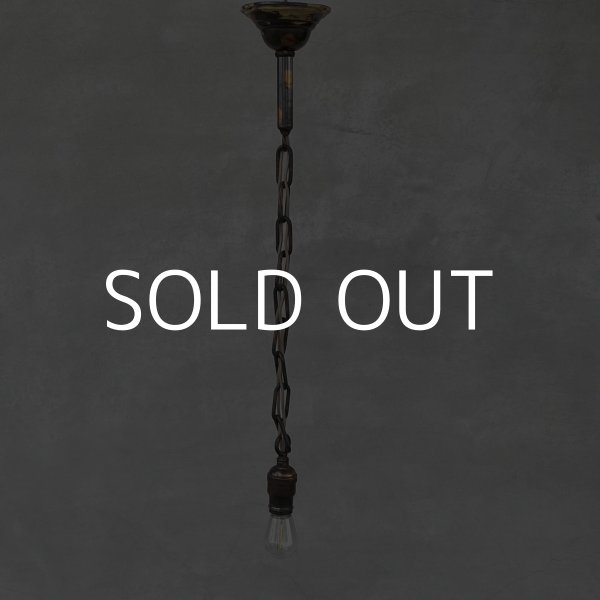 画像1: VINTAGE ANTIQUE LIGHTING JAPANNEDCOPPERFINISH ヴィンテージ アンティーク 吊り下げライト ウォールランプ 壁付けランプ ジャパンド / ライト ペンダントライト ブラケットランプ ジャパンカラー 天井照明 店舗什器 アメリカ (3) (1)