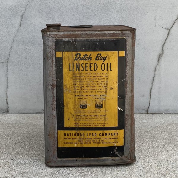 画像3: VINTAGE ANTIQUE DUTCH BOY ヴィンテージ アンティーク ダッチボーイ TIN缶 オイル缶  / コレクタブル インダストリアル ガレージ ディスプレイ 企業物 アメリカ  (2) (3)