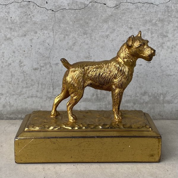 画像2: VINTAGE ANTIQUE DOG OBJECT ヴィンテージ アンティーク 犬 ドッグ オブジェ / コレクタブル ディスプレイ インテリア 置物 動物 雑貨 アメリカ (2)