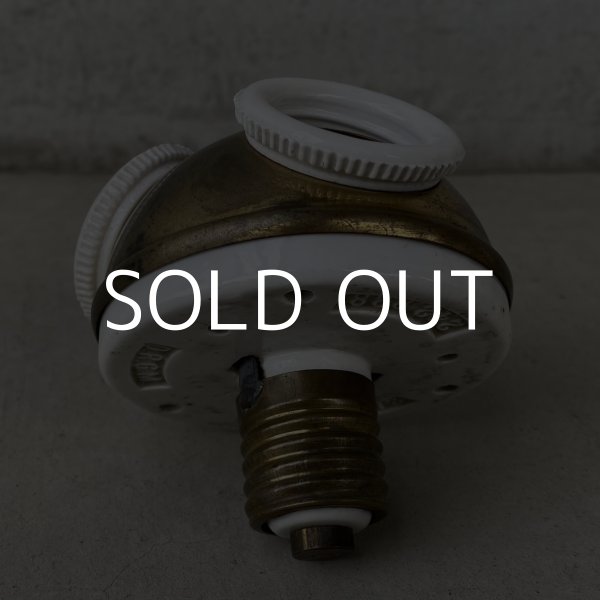 画像6: VINTAGE ANTIQUE CLUSTER SOCKET ヴィンテージ アンティーク クラスターソケット / ランプ ライト 3灯 コレクタブル インダストリアル 照明 アメリカ USA  (6)