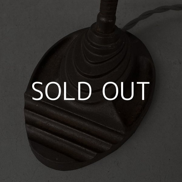 画像9: VINTAGE ANTIQUE DESKLAMP EAGLE ヴィンテージ アンティーク デスクランプ スタンドライト 卓上ライト 照明 / グースネック インダストリアル アイアン 鉄 店舗什器 アメリカ (9)