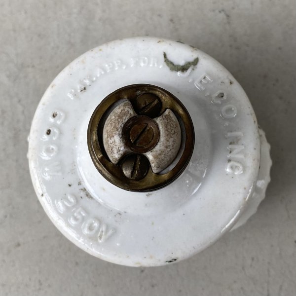 画像10: VINTAGE ANTIQUE CLUSTER SOCKET ヴィンテージ アンティーク クラスターソケット / ランプ ライト 2灯 コレクタブル インダストリアル 照明 アメリカ USA (2) (10)