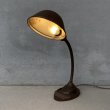 画像12: VINTAGE ANTIQUE DESKLAMP EAGLE ヴィンテージ アンティーク デスクランプ スタンドライト 卓上ライト 照明 / グースネック インダストリアル アイアン 鉄 店舗什器 アメリカ (12)