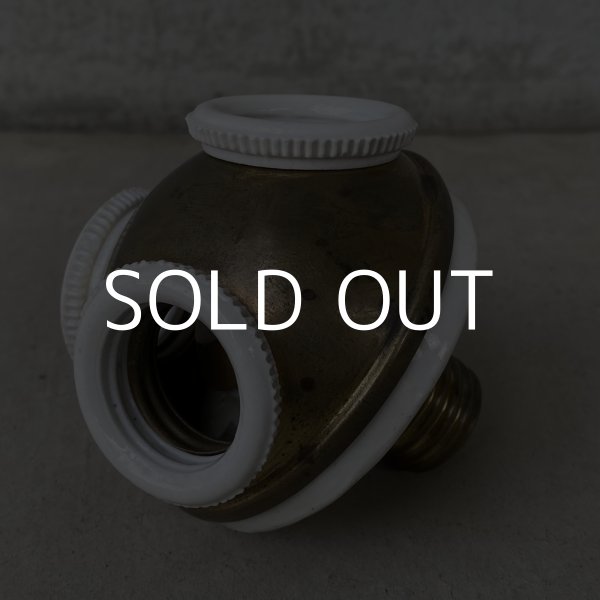 画像4: VINTAGE ANTIQUE CLUSTER SOCKET ヴィンテージ アンティーク クラスターソケット / ランプ ライト 3灯 コレクタブル インダストリアル 照明 アメリカ USA  (4)