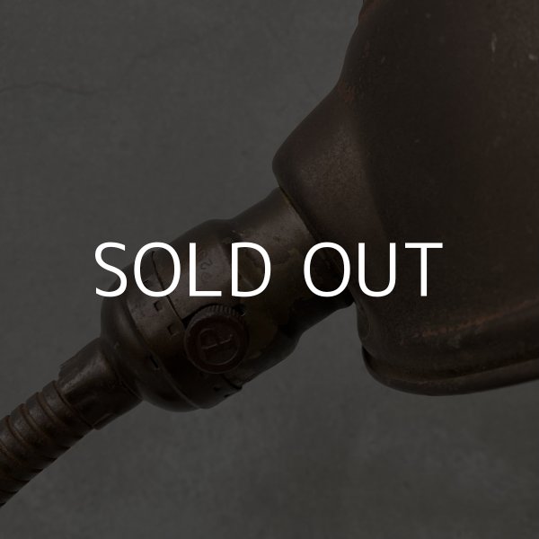 画像7: VINTAGE ANTIQUE DESKLAMP EAGLE ヴィンテージ アンティーク デスクランプ スタンドライト 卓上ライト 照明 / グースネック インダストリアル アイアン 鉄 店舗什器 アメリカ (7)