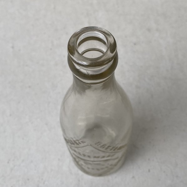 画像5: VINTAGE ANTIQUE BOTTLE BADGER STATE CO. ヴィンテージ アンティーク ガラス瓶 ガラスボトル  / ガラス ディスプレイ インテリア 花瓶  アメリカ USA (3) (5)