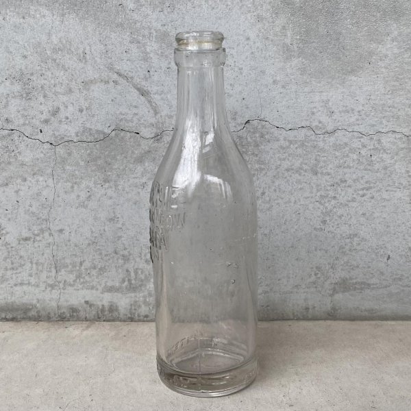 画像3: VINTAGE ANTIQUE SUPREME BOTTLING CO. ヴィンテージ アンティーク ガラス瓶 ガラスボトル  / ガラス ディスプレイ インテリア 花瓶  アメリカ USA (1) (3)