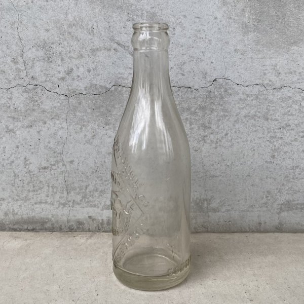 画像4: VINTAGE ANTIQUE BOTTLE BADGER STATE CO. ヴィンテージ アンティーク ガラス瓶 ガラスボトル  / ガラス ディスプレイ インテリア 花瓶  アメリカ USA (3) (4)