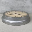 画像4: VINTAGE ANTIQUE WALL CLOCK EDWARDS COMPANY ヴィンテージ アンティーク ウォールクロック 壁掛け時計 / インダストリアル コレクタブル スクールクロック シルバー 店舗什器 アメリカ USA (4)