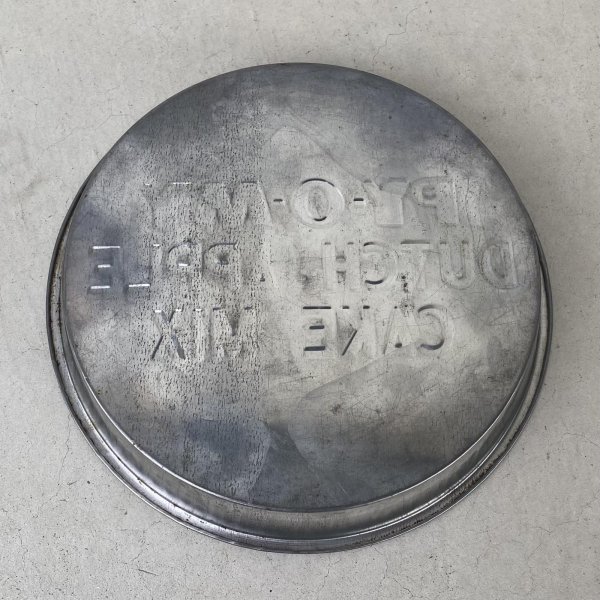 画像2: VINTAGE ANTIQUE PY-O-MY DUTCH APPLE CAKE MIX ヴィンテージ アンティーク トレー プレート アップルケーキミックス  ケーキパン / ベーキングウェア パイ皿 モールド キッチン カフェ 雑貨 小物 アメリカ (2)