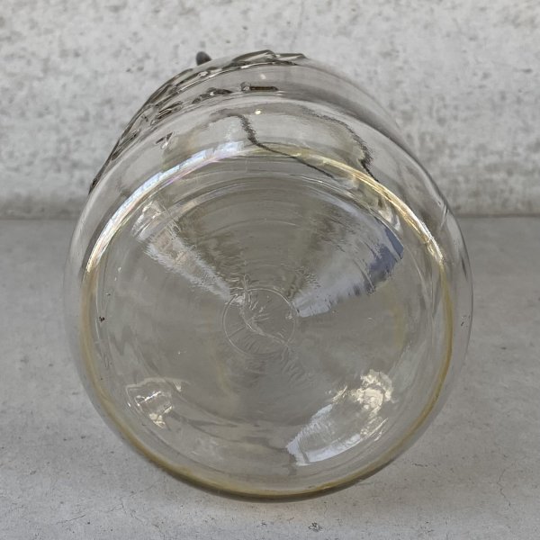 画像6: VINTAGE ANTIQUE BALL IDEAL JAR ヴィンテージ アンティーク ボール ジャー ガラス瓶 アメリカ / ワイヤー付き クリアー ディスプレイ ボトル 小物入れ 収納 店舗什器 (5) (6)