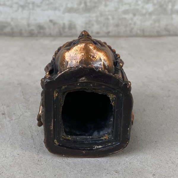 画像6: VINTAGE ANTIQUE INDIAN HEAD STATUE ヴィンテージ アンティーク インディアン オブジェ / コレクタブル インデアンヘッド スーベニア インテリア 置物 雑貨 ネイティブアメリカン アメリカ (1) (6)