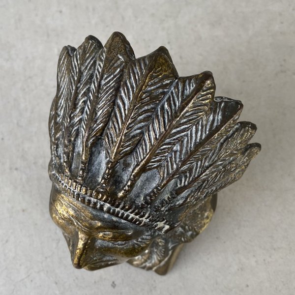 画像6: VINTAGE ANTIQUE INDIAN STATUE ヴィンテージ アンティーク インディアン オブジェ / コレクタブル インテリア 置物 雑貨 ネイティブアメリカン アメリカ (4) (6)